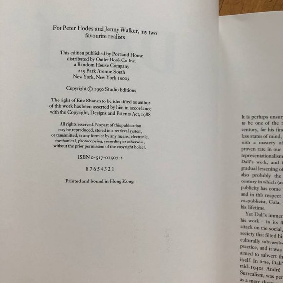 Dali The Masterworks by Eric Shanes Portland House 1990 Hardcover - Picture 6 of 13